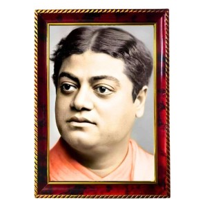 Swami Vivekananda Photo Frame For Wall & Table | 7x9 Inch Golden Cherry Finish | Decorative Swami Vivekananda Photo Frame For Home, Office & Pooja Room (F11829) Swami Vivekananda Photo Frame For Wall & Table | 7x9 Inch Golden Cherry Finish | Decorative Swami Vivekananda Photo Frame For Home, Office & Pooja Room (F11829)