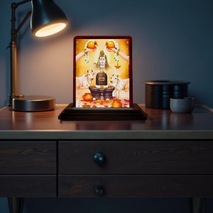 Car Desk/Table Top Lord Shiva Wooden Photo Stand 3x4 Inches, Compact & Stylish Spiritual Display For Car, Home & Office (Pack Of 1) (F14185) Car Desk/Table Top Lord Shiva Wooden Photo Stand 3x4 Inches, Compact & Stylish Spiritual Display For Car, Home & Office (Pack Of 1) (F14185)