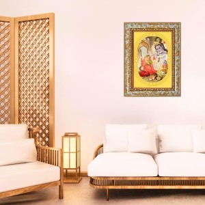 Divine Krishna Spiritual Guru Digital Photo In Designer Frame, Size 10x16 Inch | Hindu Religious Picture For Home Temple, Office & Gift | Wall Art & Pooja Decor (F10406) Divine Krishna Spiritual Guru Digital Photo In Designer Frame, Size 10x16 Inch | Hindu Religious Picture For Home Temple, Office & Gift | Wall Art & Pooja Decor (F10406)