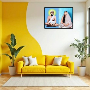 Sri Sri Ramakrishna & Maa Sarada Devi Laminated Photo - 5x7 Inches, Divine Blessings For Home & Office And Temple Decoration (F16320) Sri Sri Ramakrishna & Maa Sarada Devi Laminated Photo - 5x7 Inches, Divine Blessings For Home & Office And Temple Decoration (F16320)
