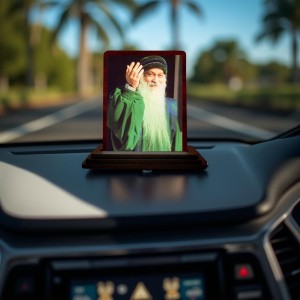 Car Desk/Table Top Osho Wooden Photo Stand 3x4 Inches, Compact & Stylish Spiritual Display For Car, Home & Office (Pack Of 1) (F14439) Car Desk/Table Top Osho Wooden Photo Stand 3x4 Inches, Compact & Stylish Spiritual Display For Car, Home & Office (Pack Of 1) (F14439)