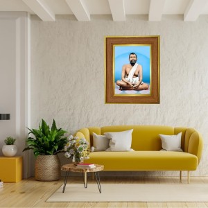 Sri Ramkrishna Photo Frame 10x14 Inches-Brown Wooden Frame For Home, Office & Temple Decoration And Gifting (F6412) Sri Ramkrishna Photo Frame 10x14 Inches-Brown Wooden Frame For Home, Office & Temple Decoration And Gifting (F6412)