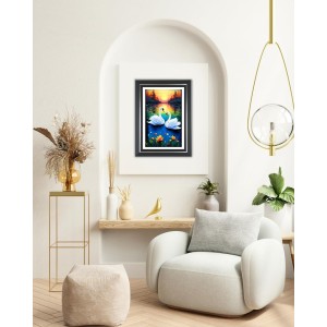 Swan Photo Wall & Table Frame | 16x20 Inch Black Designer | Perfect For Gifting & Home Decor (F9633) Swan Photo Wall & Table Frame | 16x20 Inch Black Designer | Perfect For Gifting & Home Decor (F9633)