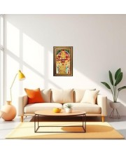Tara Ma Digital Golden Balck Color Photo Frame | Hindu Religious Wall Decor | 10x16 Inches - Inspirational Wall Art For Office, Home Decor - Ideal Spiritual Gift (F16894)