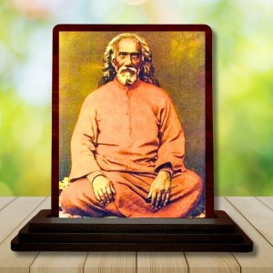 Car Desk/Table Top Swami Sri Yukteswar Giri Wooden Photo Stand 3x4 Inches, Compact & Stylish Spiritual Display For Car, Home & Office (Pack Of 1) (F14635) Car Desk/Table Top Swami Sri Yukteswar Giri Wooden Photo Stand 3x4 Inches, Compact & Stylish Spiritual Display For Car, Home & Office (Pack Of 1) (F14635)