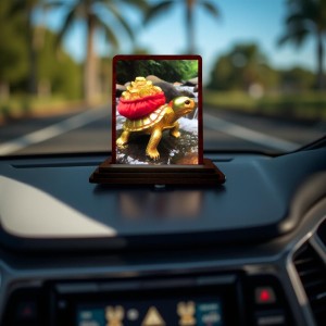 Car Desk/Table Top Feng Shui Vastu Tortoise Wooden Photo Stand 3x4 Inches, Compact & Stylish Spiritual Display For Car, Home & Office (Pack Of 1) (F14576) Car Desk/Table Top Feng Shui Vastu Tortoise Wooden Photo Stand 3x4 Inches, Compact & Stylish Spiritual Display For Car, Home & Office (Pack Of 1) (F14576)