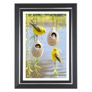 Yellow Warbler Photo Wall & Table Frame | 18x22 Inch Black Designer | Perfect For Gifting & Home Decor (F9642) Yellow Warbler Photo Wall & Table Frame | 18x22 Inch Black Designer | Perfect For Gifting & Home Decor (F9642)