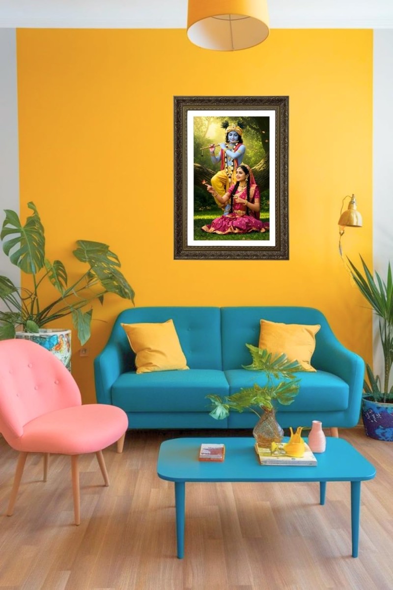 Vertical16X24 Inches Frame Big Photo Frame - 20x28 Inches For Home,Temple & Office Decoration (F10818)