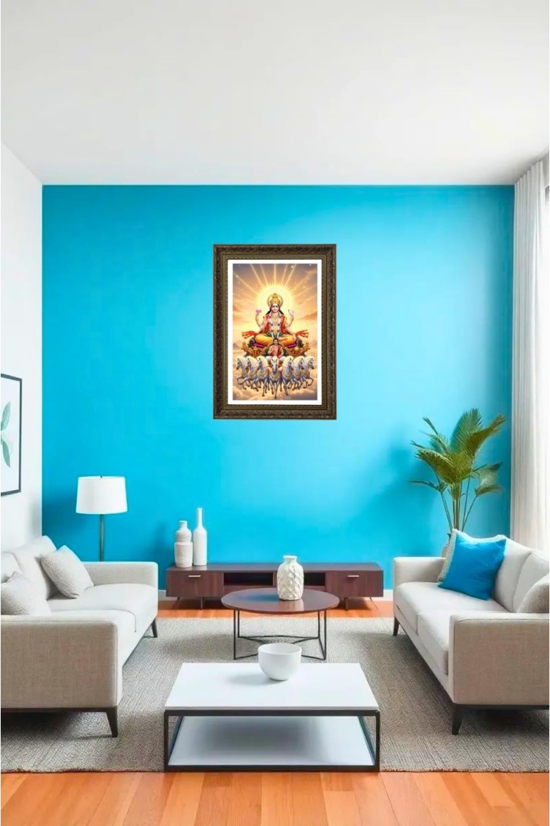 Surya Big Photo Frame - 20x28 Inches For Home,Temple & Office Decoration (F11091)