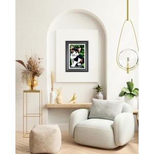 Cat Photo Wall & Table Frame | 10x14 Inch Black Designer | Perfect For Gifting & Home Decor (F9653)