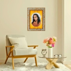 Paramahansa Yogananda Spiritual Guru Digital Photo In Designer Frame, Size 10x16 Inch | Hindu Religious Picture For Home Temple, Office & Gift | Wall Art & Pooja Decor (F10487) Paramahansa Yogananda Spiritual Guru Digital Photo In Designer Frame, Size 10x16 Inch | Hindu Religious Picture For Home Temple, Office & Gift | Wall Art & Pooja Decor (F10487)
