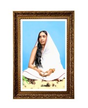 Shree Sarada Maa Big Photo Frame - 20x28 Inches For Home,Temple & Office Decoration (F10994)