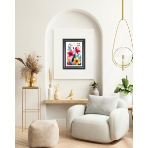 Flower Scenery For Home Photo Wall & Table Frame | 12x16 Inch Black Designer | Perfect For Gifting & Home Decor (F9596) Flower Scenery For Home Photo Wall & Table Frame | 12x16 Inch Black Designer | Perfect For Gifting & Home Decor (F9596)