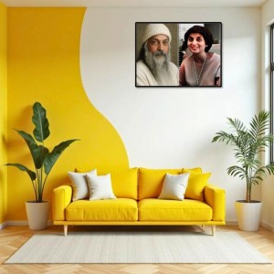 Acharya Rajneesh (Oshoo) &Maa Anand Sheela Laminated Photo - 7x9 Inches, Divine Blessings For Home & Office And Temple Decoration (F16328) Acharya Rajneesh (Oshoo) &Maa Anand Sheela Laminated Photo - 7x9 Inches, Divine Blessings For Home & Office And Temple Decoration (F16328)