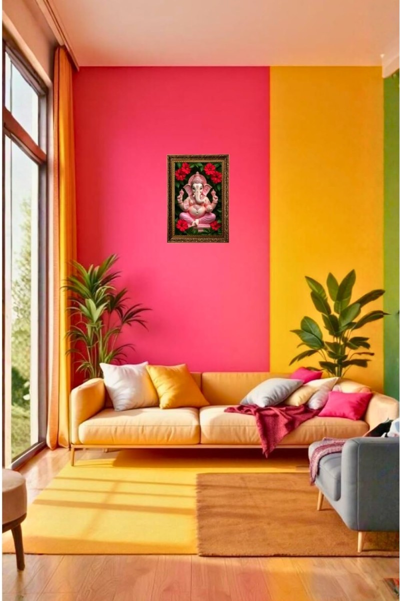 Vertical16X24 Inches Frame Big Photo Frame - 20x28 Inches For Home,Temple & Office Decoration (F11205)