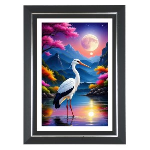 Swan Photo Wall & Table Frame | 10x14 Inch Black Designer | Perfect For Gifting & Home Decor (F9617) Swan Photo Wall & Table Frame | 10x14 Inch Black Designer | Perfect For Gifting & Home Decor (F9617)