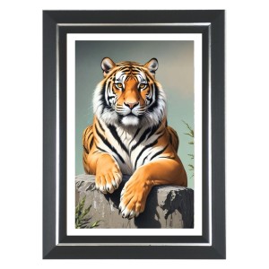 Tiger Photo Wall & Table Frame | 10x14 Inch Black Designer | Perfect For Gifting & Home Decor (F9639) Tiger Photo Wall & Table Frame | 10x14 Inch Black Designer | Perfect For Gifting & Home Decor (F9639)