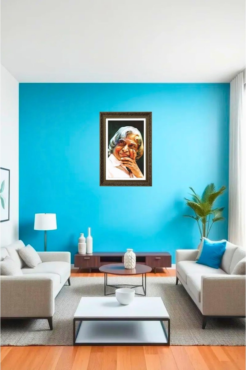 Abdul Kalam Big Photo Frame - 20x28 Inches For Home,Temple & Office Decoration (F11080)