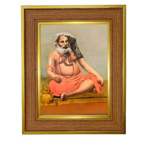 Bijaay Krishna Goswami Photo Frame 10x14 Inches-Brown Wooden Frame For Home, Office & Temple Decoration And Gifting (F6400) Bijaay Krishna Goswami Photo Frame 10x14 Inches-Brown Wooden Frame For Home, Office & Temple Decoration And Gifting (F6400)