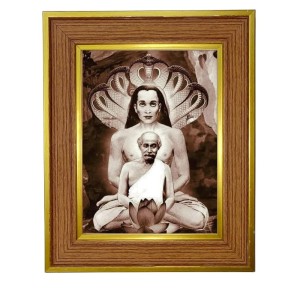 Yogi Guru Photo Frame 10x14 Inches-Brown Wooden Frame For Home, Office & Temple Decoration And Gifting (F6282) Yogi Guru Photo Frame 10x14 Inches-Brown Wooden Frame For Home, Office & Temple Decoration And Gifting (F6282)