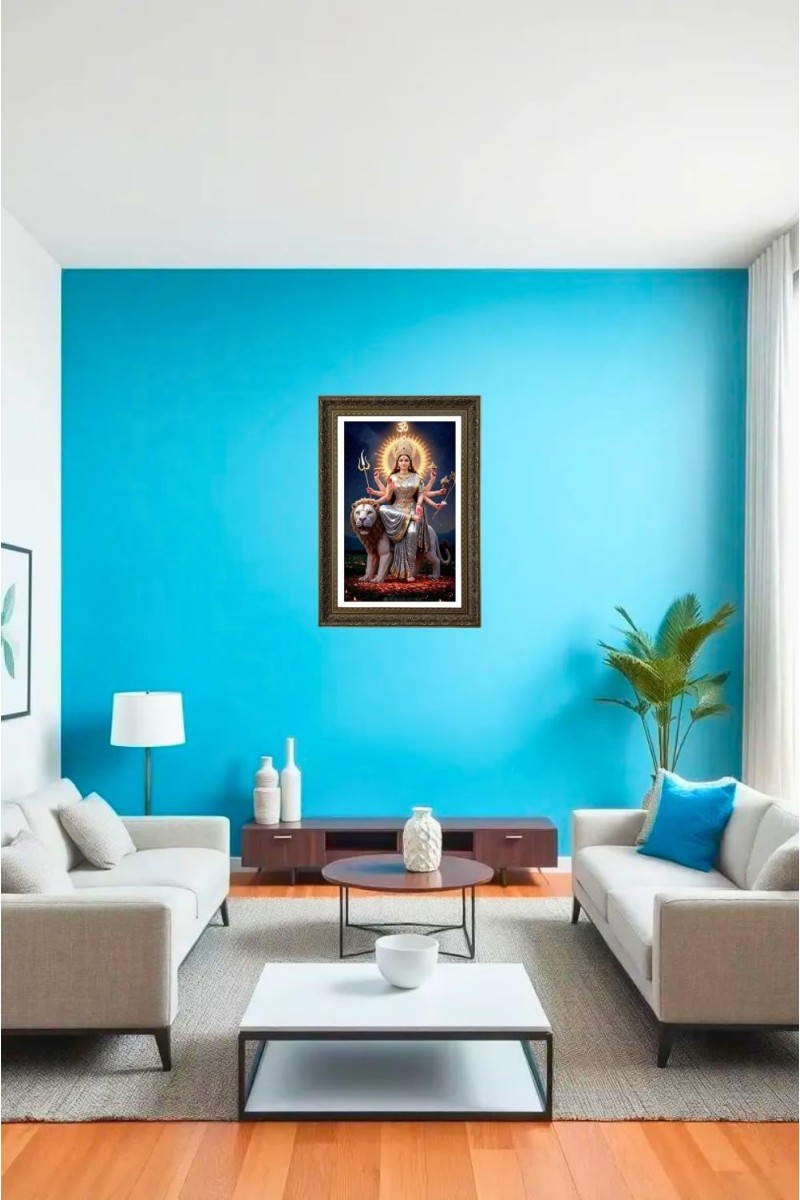Maa Laxmi Big Photo Frame - 20x28 Inches For Home,Temple & Office Decoration (F11031)