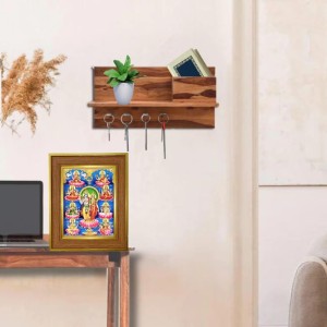 Lakhsmi Narayana Photo Frame 10x14 Inches-Brown Wooden Frame For Home, Office & Temple Decoration And Gifting (F6351) Lakhsmi Narayana Photo Frame 10x14 Inches-Brown Wooden Frame For Home, Office & Temple Decoration And Gifting (F6351)