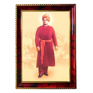 Swami Vivekananda Photo Frame For Wall & Table | 7x9 Inch Golden Cherry Finish | Decorative Swami Vivekananda Photo Frame For Home, Office & Pooja Room (F11730) Swami Vivekananda Photo Frame For Wall & Table | 7x9 Inch Golden Cherry Finish | Decorative Swami Vivekananda Photo Frame For Home, Office & Pooja Room (F11730)