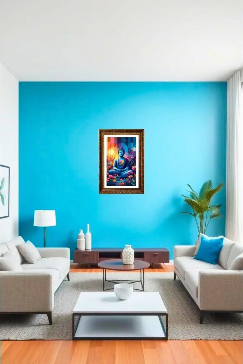 Vertical16X24 Inches Frame Big Photo Frame - 20x28 Inches For Home,Temple & Office Decoration (F11127)