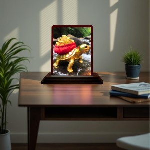Car Desk/Table Top Feng Shui Vastu Tortoise Wooden Photo Stand 3x4 Inches, Compact & Stylish Spiritual Display For Car, Home & Office (Pack Of 1) (F14576) Car Desk/Table Top Feng Shui Vastu Tortoise Wooden Photo Stand 3x4 Inches, Compact & Stylish Spiritual Display For Car, Home & Office (Pack Of 1) (F14576)