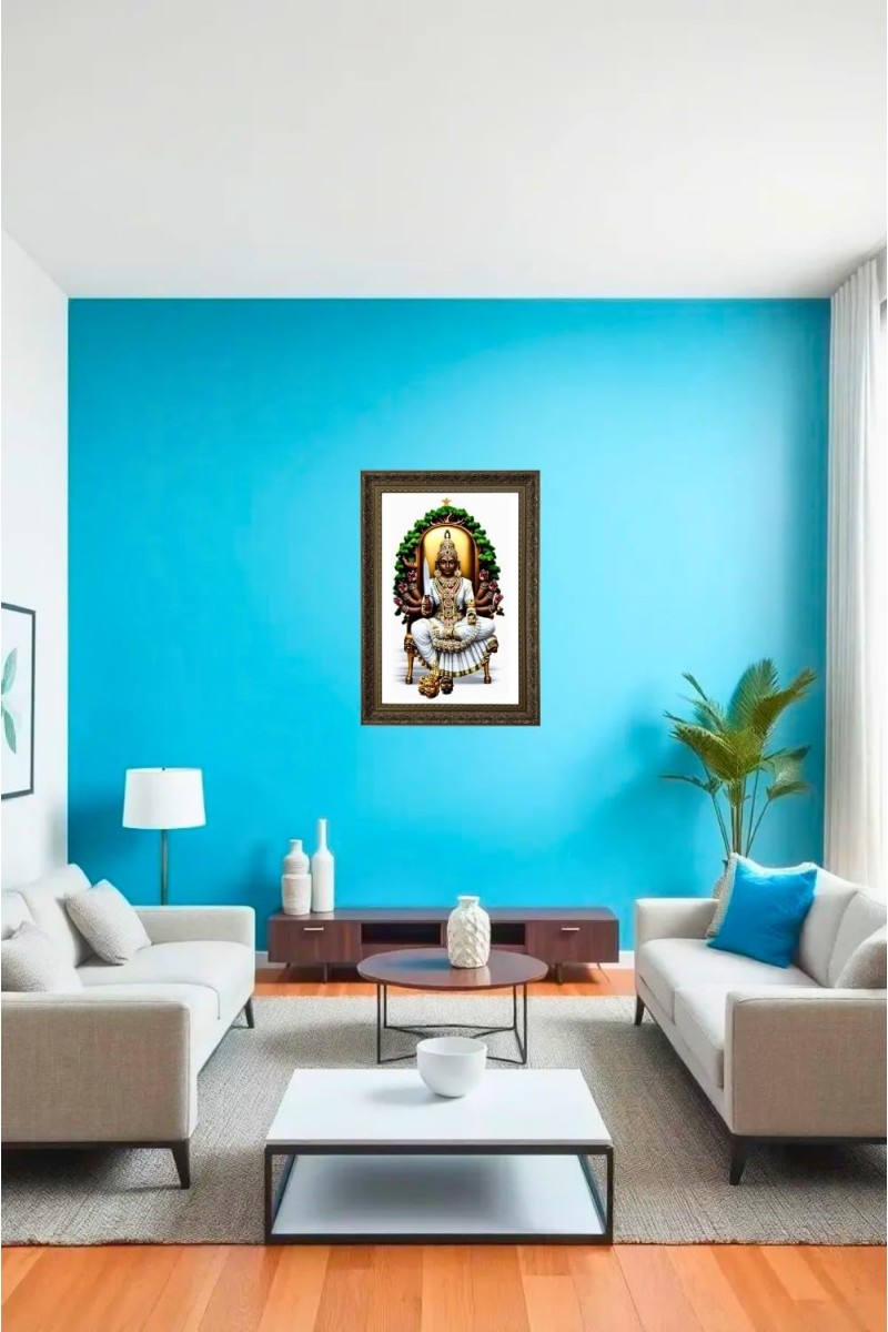 Mariamman Big Photo Frame - 20x28 Inches For Home,Temple & Office Decoration (F11017)