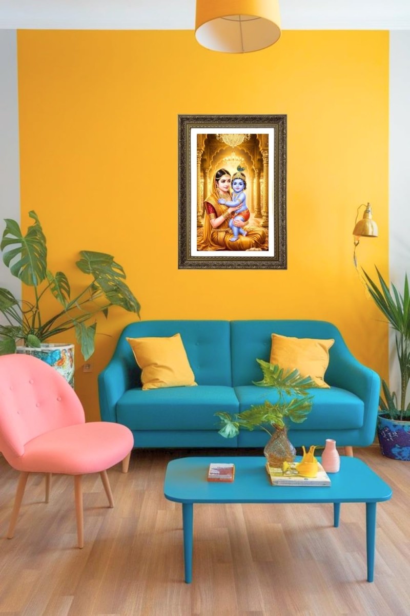 Vertical16X24 Inches Frame Big Photo Frame - 20x28 Inches For Home,Temple & Office Decoration (F10813)