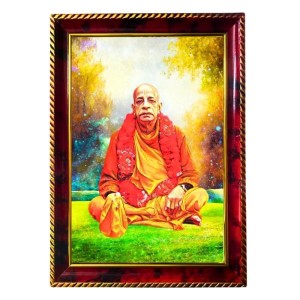 Swami Srila Prabhupada Ji Photo Frame For Wall & Table | 7x9 Inch Golden Cherry Finish | Decorative Swami Srila Prabhupada Ji Photo Frame For Home, Office & Pooja Room (F11527) Swami Srila Prabhupada Ji Photo Frame For Wall & Table | 7x9 Inch Golden Cherry Finish | Decorative Swami Srila Prabhupada Ji Photo Frame For Home, Office & Pooja Room (F11527)