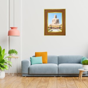Bodh Gaya Photo Frame 10x14 Inches-Brown Wooden Frame For Home, Office & Temple Decoration And Gifting (F6349) Bodh Gaya Photo Frame 10x14 Inches-Brown Wooden Frame For Home, Office & Temple Decoration And Gifting (F6349)