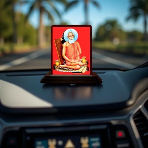 Car Desk/Table Top Baba Lokenath Brahmachari Wooden Photo Stand 3x4 Inches, Compact & Stylish Spiritual Display For Car, Home & Office (Pack Of 1) (F14488) Car Desk/Table Top Baba Lokenath Brahmachari Wooden Photo Stand 3x4 Inches, Compact & Stylish Spiritual Display For Car, Home & Office (Pack Of 1) (F14488)