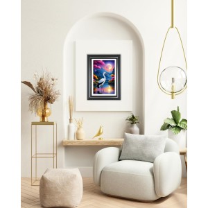 Swan Photo Wall & Table Frame | 10x14 Inch Black Designer | Perfect For Gifting & Home Decor (F9617) Swan Photo Wall & Table Frame | 10x14 Inch Black Designer | Perfect For Gifting & Home Decor (F9617)