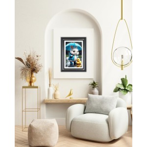 Rabbit And Duck Photo Wall & Table Frame | 10x14 Inch Black Designer | Perfect For Gifting & Home Decor (F9573) Rabbit And Duck Photo Wall & Table Frame | 10x14 Inch Black Designer | Perfect For Gifting & Home Decor (F9573)
