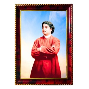 Swami Vivekananda Photo Frame For Wall & Table | 7x9 Inch Golden Cherry Finish | Decorative Swami Vivekananda Photo Frame For Home, Office & Pooja Room (F11555) Swami Vivekananda Photo Frame For Wall & Table | 7x9 Inch Golden Cherry Finish | Decorative Swami Vivekananda Photo Frame For Home, Office & Pooja Room (F11555)