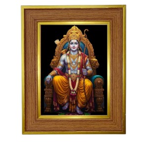 Shree Raam Photo Frame 10x14 Inches-Brown Wooden Frame For Home, Office & Temple Decoration And Gifting (F6393) Shree Raam Photo Frame 10x14 Inches-Brown Wooden Frame For Home, Office & Temple Decoration And Gifting (F6393)