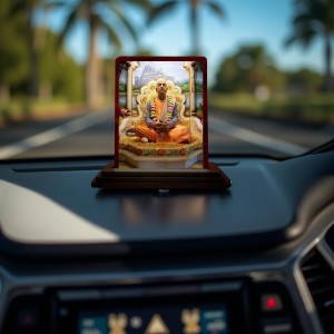 Car Desk/Table Top Bhaktivedanta Swami Prabhupada Wooden Photo Stand 3x4 Inches, Compact & Stylish Spiritual Display For Car, Home & Office (Pack Of 1) (F14652) Car Desk/Table Top Bhaktivedanta Swami Prabhupada Wooden Photo Stand 3x4 Inches, Compact & Stylish Spiritual Display For Car, Home & Office (Pack Of 1) (F14652)