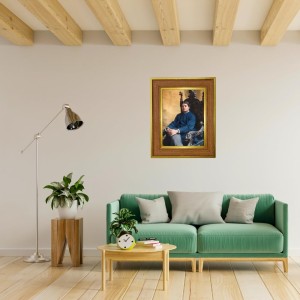 Swami Vivekananda Photo Frame 10x14 Inches-Brown Wooden Frame For Home, Office & Temple Decoration And Gifting (F6280) Swami Vivekananda Photo Frame 10x14 Inches-Brown Wooden Frame For Home, Office & Temple Decoration And Gifting (F6280)