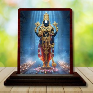 Car Desk/Table Top Lord Balaji Wooden Photo Stand 3x4 Inches, Compact & Stylish Spiritual Display For Car, Home & Office (Pack Of 1) (F14356) Car Desk/Table Top Lord Balaji Wooden Photo Stand 3x4 Inches, Compact & Stylish Spiritual Display For Car, Home & Office (Pack Of 1) (F14356)