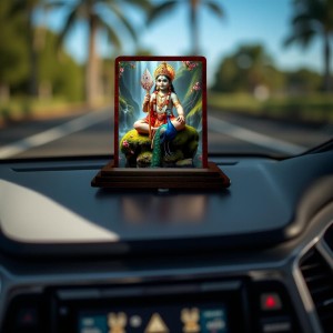 Car Desk/Table Top Lord Karthikeya Wooden Photo Stand 3x4 Inches, Compact & Stylish Spiritual Display For Car, Home & Office (Pack Of 1) (F14317) Car Desk/Table Top Lord Karthikeya Wooden Photo Stand 3x4 Inches, Compact & Stylish Spiritual Display For Car, Home & Office (Pack Of 1) (F14317)