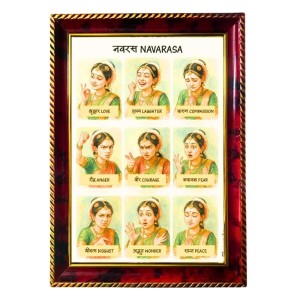 Navarasaa Photo Frame For Wall & Table | 7x9 Inch Golden Cherry Finish | Decorative Navarasaa Photo Frame For Home, Office & Pooja Room (F11771) Navarasaa Photo Frame For Wall & Table | 7x9 Inch Golden Cherry Finish | Decorative Navarasaa Photo Frame For Home, Office & Pooja Room (F11771)
