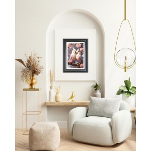 Two Love Birds Photo Wall & Table Frame | 10x14 Inch Black Designer | Perfect For Gifting & Home Decor (F9567) Two Love Birds Photo Wall & Table Frame | 10x14 Inch Black Designer | Perfect For Gifting & Home Decor (F9567)