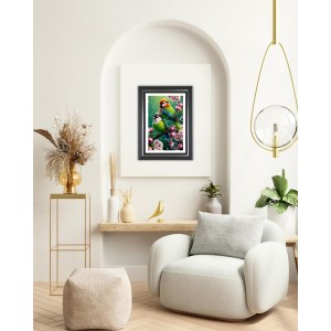 Paradise Flycatcher Photo Wall & Table Frame | 10x14 Inch Black Designer | Perfect For Gifting & Home Decor (F9576) Paradise Flycatcher Photo Wall & Table Frame | 10x14 Inch Black Designer | Perfect For Gifting & Home Decor (F9576)