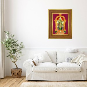 Goddess Meenakshii Photo Frame 10x14 Inches-Brown Wooden Frame For Home, Office & Temple Decoration And Gifting (F6267) Goddess Meenakshii Photo Frame 10x14 Inches-Brown Wooden Frame For Home, Office & Temple Decoration And Gifting (F6267)