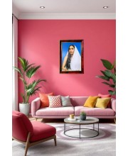 Sri Sarada Devi Photo Frame For Wall & Table | 7x9 Inch Golden Cherry Finish | Decorative Sri Sarada Devi Photo Frame For Home, Office & Pooja Room (F11817)