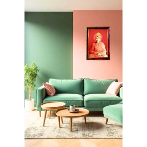 SwamiVivekananda In Meditation Photo Frame For Wall & Table | 7x9 Inch Golden Cherry Finish | Decorative SwamiVivekananda In Meditation Photo Frame For Home, Office & Pooja Room (F11442) SwamiVivekananda In Meditation Photo Frame For Wall & Table | 7x9 Inch Golden Cherry Finish | Decorative SwamiVivekananda In Meditation Photo Frame For Home, Office & Pooja Room (F11442)