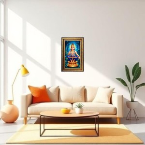 God Ayyappa Digital Golden Balck Color Photo Frame | Hindu Religious Wall Decor | 10x16 Inches - Inspirational Wall Art For Office, Home Decor - Ideal Spiritual Gift (F16558) God Ayyappa Digital Golden Balck Color Photo Frame | Hindu Religious Wall Decor | 10x16 Inches - Inspirational Wall Art For Office, Home Decor - Ideal Spiritual Gift (F16558)