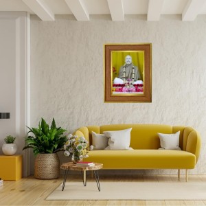 Sri Ramakrishna Paramahamsa Photo Frame 10x14 Inches-Brown Wooden Frame For Home, Office & Temple Decoration And Gifting (F6410) Sri Ramakrishna Paramahamsa Photo Frame 10x14 Inches-Brown Wooden Frame For Home, Office & Temple Decoration And Gifting (F6410)